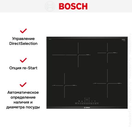 Индукционная варочная панель BOSCH PIF675FC1E купить за 102&nbsp;000.37 ₽ в Москве с доставкой по РФ