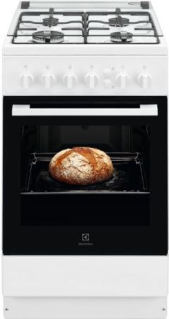 Газовая плита Electrolux RKG500001W - купить онлайн, цена 43 720 ₽, стоимость доставки по МСК и РФ от 300 рублей, заказать сейчас! Газовая плита Electrolux RKG500001W купить за 43 720 ₽ в Москве с доставкой по РФ