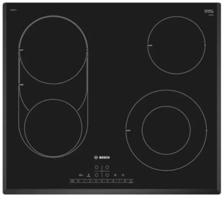 Электрическая варочная панель Bosch PKM651FP1 - купить онлайн, цена 129 999 ₽, стоимость доставки по МСК и РФ от 300 рублей, заказать сейчас! Электрическая варочная панель Bosch PKM651FP1 купить за 129 999 ₽ в Москве с доставкой по РФ