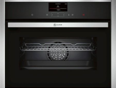 Компактный духовой шкаф Neff C27CS22N0 - купить онлайн, цена 376 600 ₽, стоимость доставки по МСК и РФ от 300 рублей, заказать сейчас! Компактный духовой шкаф Neff C27CS22N0 купить за 376 600 ₽ в Москве с доставкой по РФ