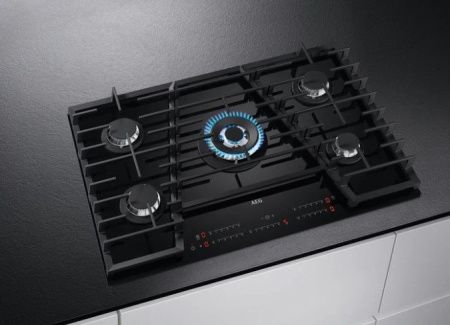 Варочная панель AEG HVB75450IB - купить онлайн, цена 170 990 ₽, стоимость доставки по МСК и РФ от 300 рублей, заказать сейчас! Варочная панель AEG HVB75450IB купить за 170 990 ₽ в Москве с доставкой по РФ