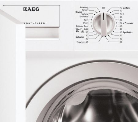 Встраиваемая стирально-сушильная машина AEG L61470WDBI купить за 49&nbsp;900 ₽ в Москве с доставкой по РФ