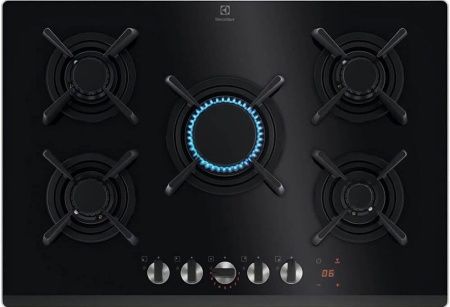 Варочная панель Electrolux KGG753753K - купить онлайн, цена 75 780 ₽, стоимость доставки по МСК и РФ от 300 рублей, заказать сейчас! Варочная панель Electrolux KGG753753K купить за 75 780 ₽ в Москве с доставкой по РФ