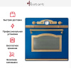 Духовой шкаф Restart ELF061G Blue купить за 299&nbsp;999 ₽ в Москве с доставкой по РФ