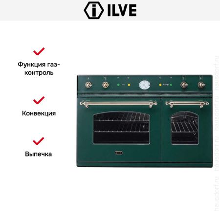 Духовой шкаф Ilve D 900-NVG Green купить за 299&nbsp;999 ₽ в Москве с доставкой по РФ