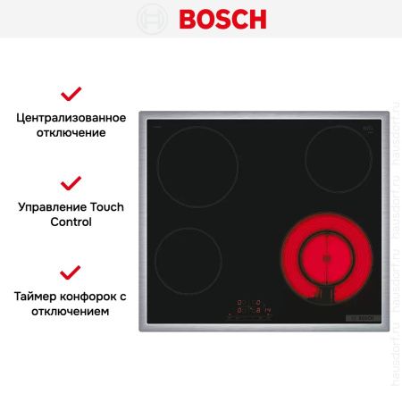 Варочная панель Bosch PKF645BB1R купить за 88&nbsp;500.40 ₽ в Москве с доставкой по РФ