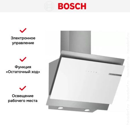 Вытяжка для настенного монтажа BOSCH DWK68AK20T купить за 75&nbsp;180.36 ₽ в Москве с доставкой по РФ