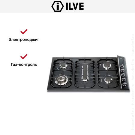 Варочная панель Ilve H39PCV GF - купить онлайн, цена 129 999 ₽, стоимость доставки по МСК и РФ от 300 рублей, заказать сейчас! Варочная панель Ilve H39PCV GF купить за 129 999 ₽ в Москве с доставкой по РФ