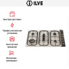Варочная панель Ilve H39PCNV Antigue white купить за 129&nbsp;999 ₽ в Москве с доставкой по РФ