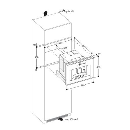 Кофемашина Gaggenau CM 210-130 купить за 290&nbsp;000 ₽ в Москве с доставкой по РФ