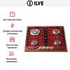 Варочная панель Ilve H60CNV Burgundy купить за 129&nbsp;999 ₽ в Москве с доставкой по РФ