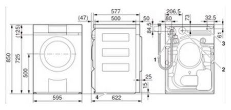 Стиральная машина V-ZUG WA-ASLZ-c li купить за 188&nbsp;900 ₽ в Москве с доставкой по РФ