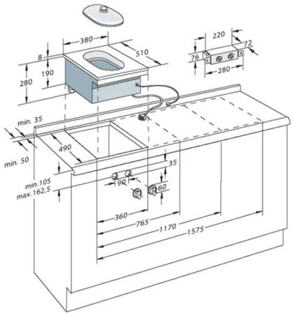 Пароварка Gaggenau VK 411-110 - купить онлайн, цена 199 999 ₽, стоимость доставки по МСК и РФ от 300 рублей, заказать сейчас! Пароварка Gaggenau VK 411-110 купить за 199 999 ₽ в Москве с доставкой по РФ