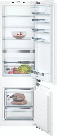 Встраиваемый двухкамерный холодильник Bosch KIS87AF30U - купить онлайн, цена 134 030.45 ₽, стоимость доставки по МСК и РФ от 300 рублей, заказать сейчас! Встраиваемый двухкамерный холодильник Bosch KIS87AF30U купить за 134 030.45 ₽ в Москве с доставкой по РФ