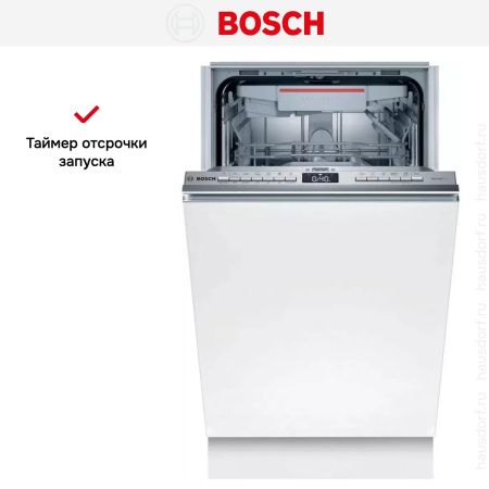 Встраиваемая посудомоечная машина Bosch SPH4HMX31E купить за 118&nbsp;800.48 ₽ в Москве с доставкой по РФ