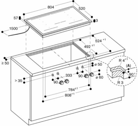 Варочная панель Gaggenau VI482113 купить за 129&nbsp;999 ₽ в Москве с доставкой по РФ