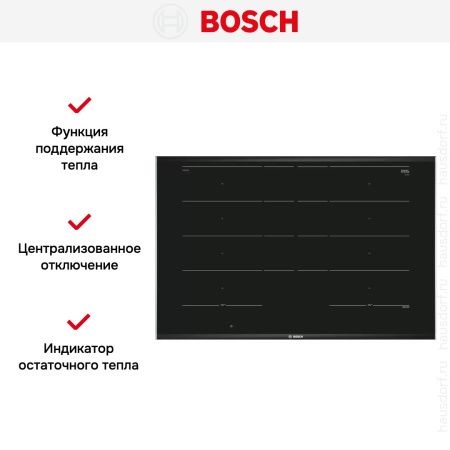 Индукционная варочная панель Bosch PXY875DC1E - купить онлайн, цена 123 250.40 ₽, стоимость доставки по МСК и РФ от 300 рублей, заказать сейчас! Индукционная варочная панель Bosch PXY875DC1E купить за 123 250.40 ₽ в Москве с доставкой по РФ