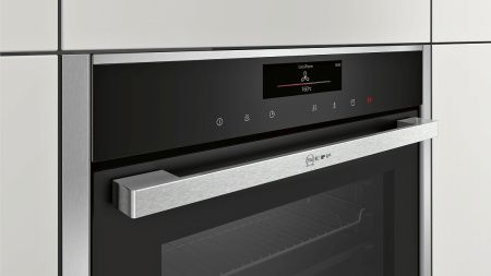 Компактный духовой шкаф Neff C18FT48N0 - купить онлайн, цена 375 500 ₽, стоимость доставки по МСК и РФ от 300 рублей, заказать сейчас! Компактный духовой шкаф Neff C18FT48N0 купить за 375 500 ₽ в Москве с доставкой по РФ