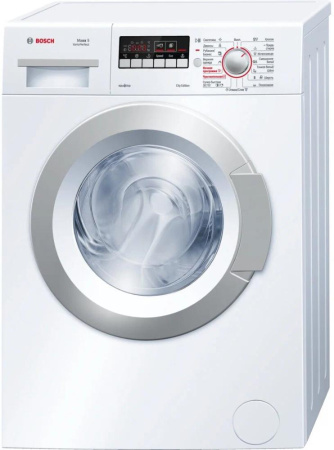 Узкая стиральная машина BOSCH WLG20240OE - купить онлайн, цена 50 990 ₽, стоимость доставки по МСК и РФ от 300 рублей, заказать сейчас! Узкая стиральная машина BOSCH WLG20240OE купить за 50 990 ₽ в Москве с доставкой по РФ