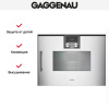 Духовой шкаф - пароварка Gaggenau BSP 250-131 купить за 299&nbsp;999 ₽ в Москве с доставкой по РФ