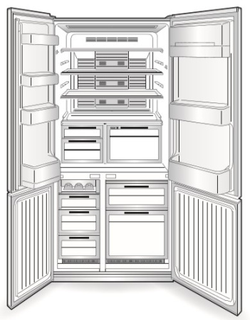 Холодильник Mitsubishi Electric MR-LR78EN-GWH-R - купить онлайн, цена 279 950.20 ₽, стоимость доставки по МСК и РФ от 300 рублей, заказать сейчас! Холодильник Mitsubishi Electric MR-LR78EN-GWH-R купить за 279 950.20 ₽ в Москве с доставкой по РФ