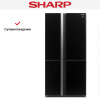 Холодильник Side by Side Sharp SJGX98PBK - купить онлайн, цена 269 990.35 ₽, стоимость доставки по МСК и РФ от 300 рублей, заказать сейчас! Холодильник Side by Side Sharp SJGX98PBK купить за 269 990.35 ₽ в Москве с доставкой по РФ