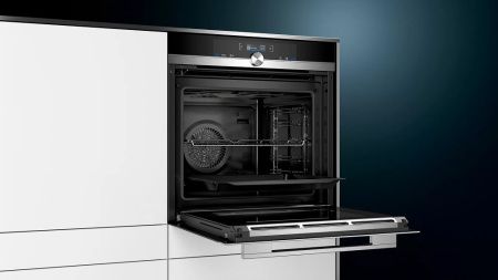 Духовой шкаф Siemens HB672GBS1 - купить онлайн, цена 108 580 ₽, стоимость доставки по МСК и РФ от 300 рублей, заказать сейчас! Духовой шкаф Siemens HB672GBS1 купить за 108 580 ₽ в Москве с доставкой по РФ