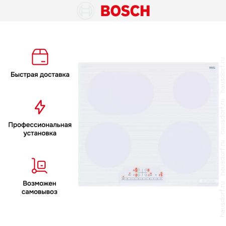 Электрическая варочная панель Bosch PKN652FP2E купить за 53&nbsp;200.48 ₽ в Москве с доставкой по РФ