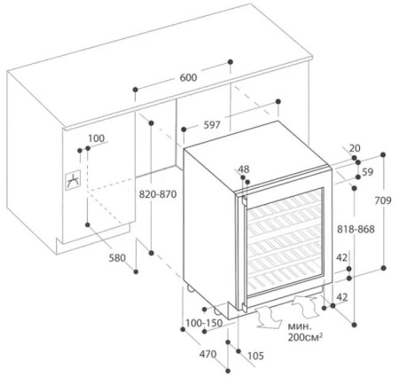 Винный шкаф Gaggenau RW 404-260 купить за в Москве с доставкой по РФ