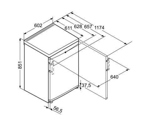 Морозильник Liebherr GN 1066 Premium купить за 47&nbsp;710.13 ₽ в Москве с доставкой по РФ