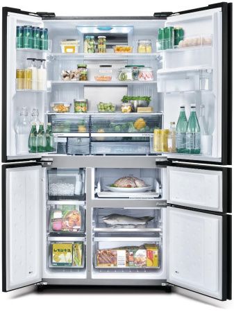 Холодильник Sharp SJ-WX99A-BK - купить онлайн, цена 439 990.26 ₽, стоимость доставки по МСК и РФ от 300 рублей, заказать сейчас! Холодильник Sharp SJ-WX99A-BK купить за 439 990.26 ₽ в Москве с доставкой по РФ