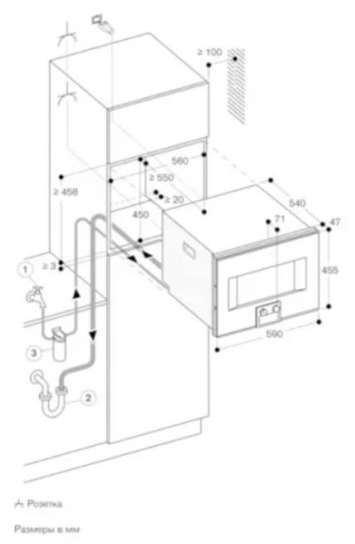 Комбинированный духовой шкаф-пароконвектомат Gaggenau BS471112 - купить онлайн, цена 299 999 ₽, стоимость доставки по МСК и РФ от 300 рублей, заказать сейчас! Комбинированный духовой шкаф-пароконвектомат Gaggenau BS471112 - купить за 299 999 ₽ в Москве с доставкой по РФ