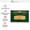 Духовой шкаф Restart ELF005 Green - купить онлайн, цена 299 999 ₽, стоимость доставки по МСК и РФ от 300 рублей, заказать сейчас! Духовой шкаф Restart ELF005 Green купить за 299 999 ₽ в Москве с доставкой по РФ
