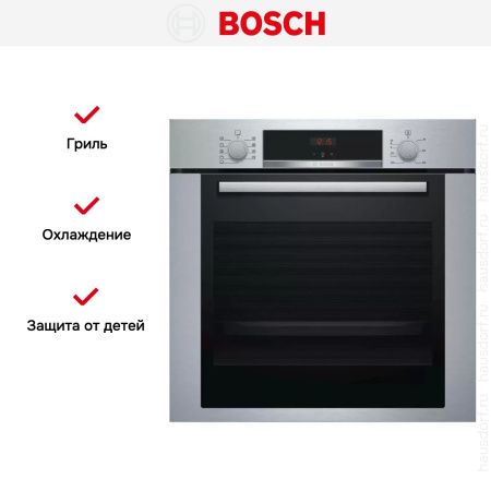 Духовой шкаф Bosch HBA334YS0 - купить онлайн, цена 53 360.60 ₽, стоимость доставки по МСК и РФ от 300 рублей, заказать сейчас! Духовой шкаф Bosch HBA334YS0 купить за 53 360.60 ₽ в Москве с доставкой по РФ