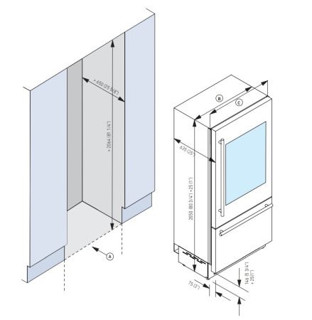 Винный шкаф Fhiaba KS5990TWT6 купить за 499&nbsp;999 ₽ в Москве с доставкой по РФ