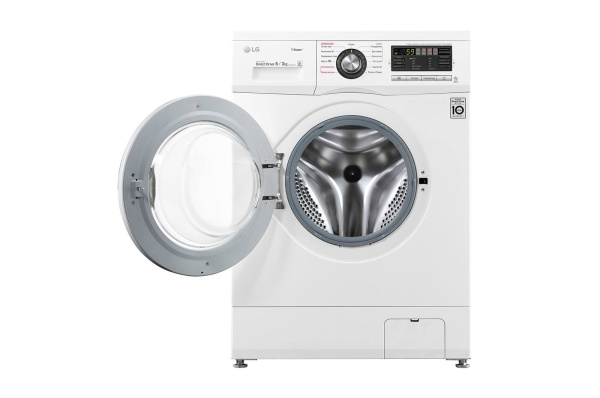 Стиральная машина LG F1296CDS3 - купить онлайн, цена 47 000 ₽, стоимость доставки по МСК и РФ от 300 рублей, заказать сейчас! Стиральная машина LG F1296CDS3 - купить за 47 000 ₽ в Москве с доставкой по РФ