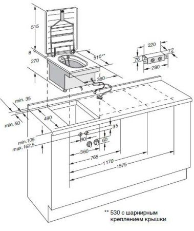 Фритюрница Gaggenau VF 411-110 купить за 199&nbsp;999 ₽ в Москве с доставкой по РФ