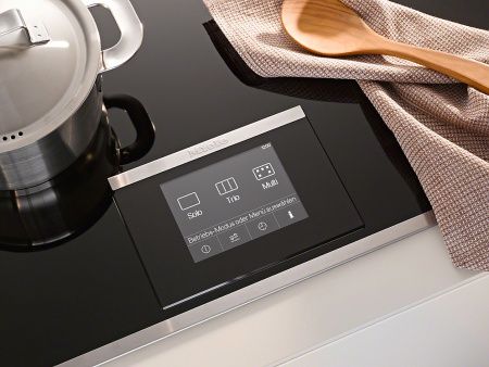 Индукционная варочная панель Miele KM6395 - купить онлайн, цена 392 200 ₽, стоимость доставки по МСК и РФ от 300 рублей, заказать сейчас! Индукционная варочная панель Miele KM6395 купить за 392 200 ₽ в Москве с доставкой по РФ