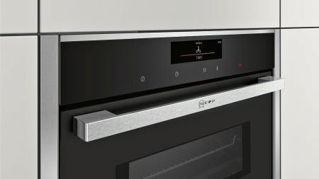 Компактный духовой шкаф Neff C18MT27N0 - купить онлайн, цена 377 200 ₽, стоимость доставки по МСК и РФ от 300 рублей, заказать сейчас! Компактный духовой шкаф Neff C18MT27N0 купить за 377 200 ₽ в Москве с доставкой по РФ