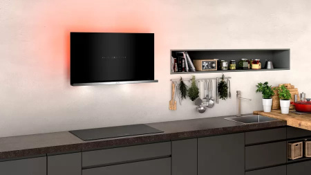 Настенная вытяжка Neff D95FRW1S2 - купить онлайн, цена 135 520 ₽, стоимость доставки по МСК и РФ от 300 рублей, заказать сейчас! Настенная вытяжка Neff D95FRW1S2 купить за 135 520 ₽ в Москве с доставкой по РФ