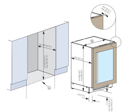 Винный шкаф Fhiaba UCW601TPX купить за 499&nbsp;999 ₽ в Москве с доставкой по РФ