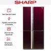 Холодильник Side by Side Sharp SJGX98PRD - купить онлайн, цена 269 990.40 ₽, стоимость доставки по МСК и РФ от 300 рублей, заказать сейчас! Холодильник Side by Side Sharp SJGX98PRD купить за 269 990.40 ₽ в Москве с доставкой по РФ