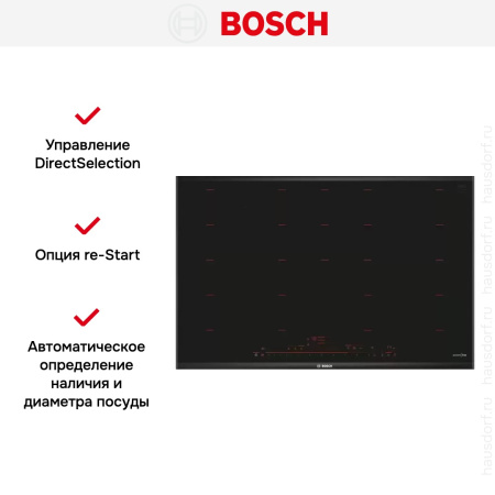 Индукционная варочная панель BOSCH PXY898DX6E купить за 318&nbsp;750.11 ₽ в Москве с доставкой по РФ