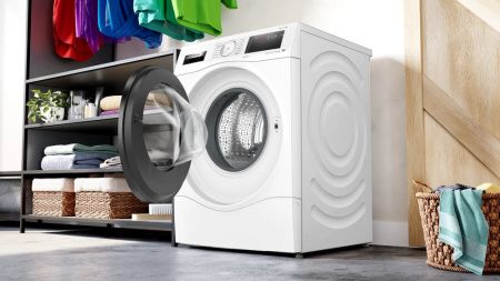 Стирально-сушильная машина Bosch WDU8H543EU - купить онлайн, цена 224 250.15 ₽, стоимость доставки по МСК и РФ от 300 рублей, заказать сейчас! Стирально-сушильная машина Bosch WDU8H543EU купить за 224 250.15 ₽ в Москве с доставкой по РФ