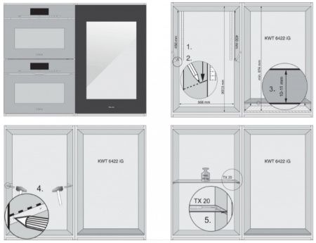 Встраиваемый винный холодильник Miele KWT 6422 iG GRGR купить за 440&nbsp;000 ₽ в Москве с доставкой по РФ