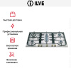 Варочная панель Ilve H90PCNV/ X купить за 129&nbsp;999 ₽ в Москве с доставкой по РФ