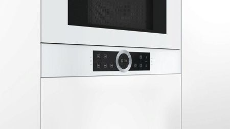 Встраиваемая микроволновая печь Bosch BFR634GW1 купить за 101&nbsp;880.44 ₽ в Москве с доставкой по РФ