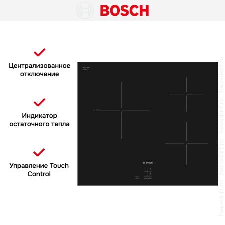Индукционная варочная панель Bosch PUC61KAA5E купить за 41&nbsp;600.39 ₽ в Москве с доставкой по РФ