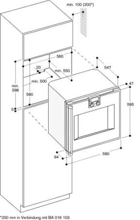 Духовой шкаф Gaggenau BO 250-111 купить за 299&nbsp;999 ₽ в Москве с доставкой по РФ