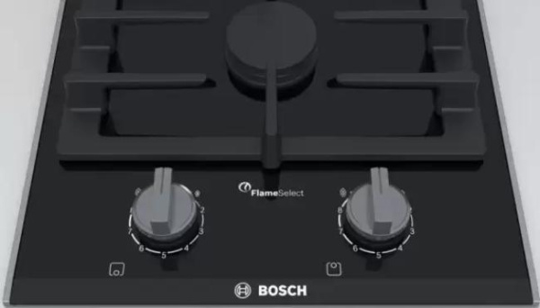 Газовая варочная панель Bosch PRB3A6B70 - купить онлайн, цена 63 630.41 ₽, стоимость доставки по МСК и РФ от 300 рублей, заказать сейчас! Газовая варочная панель Bosch PRB3A6B70 - купить за 63 630.41 ₽ в Москве с доставкой по РФ